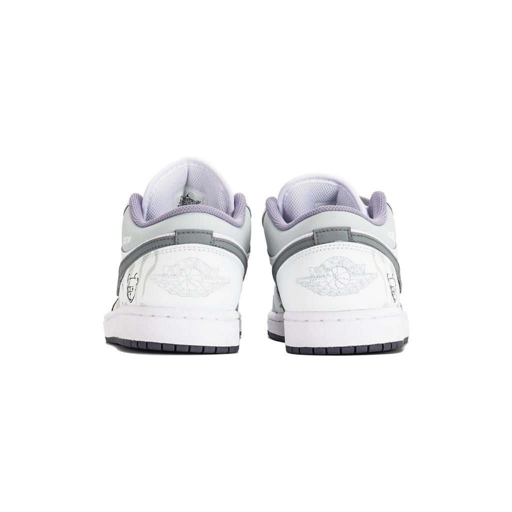 Jordan Air Jordan 1 Vintage Basketball Shoes Men's Low Top White 553558-145(Team578-)