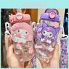 Детская бутылка для воды Sanrio Kuromi с трубочкой для школы и летнего использования