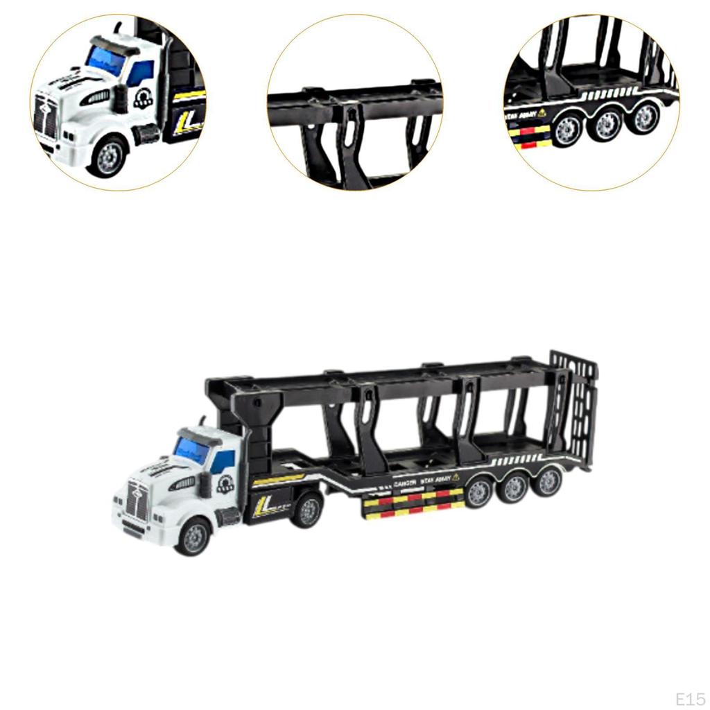 Собранная модель грузовика-перевозчика, универсальный, легко собираемый полуприцеп для транспортировки в помещении