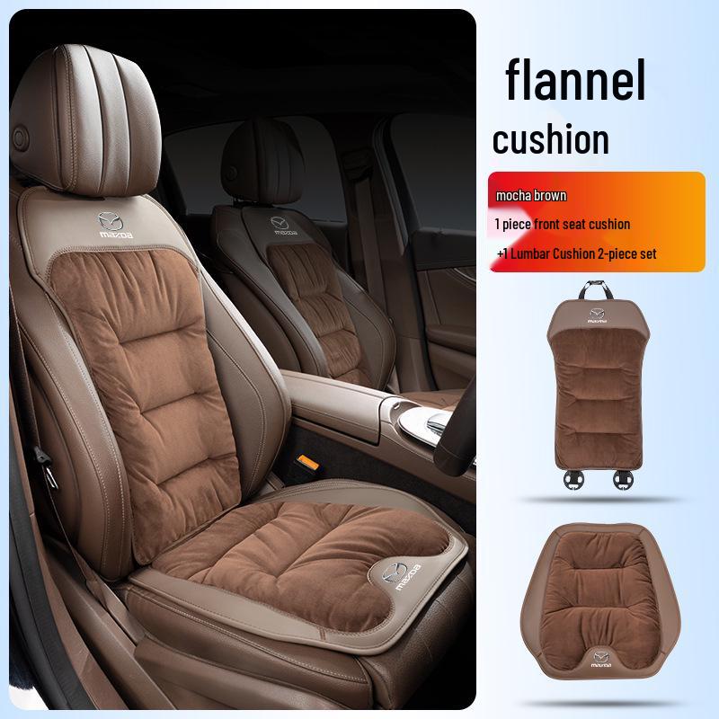 Mazda CX3/CX4/CX5/Atenza Car Seat Cushion with Flannel Lumbar Support