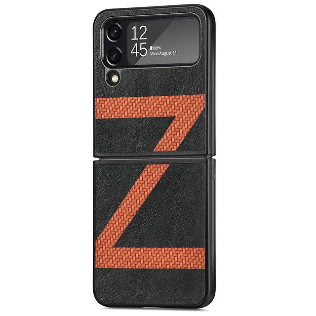 Тонкий защитный кожаный чехол с защитой от падения для Samsung Galaxy Z Flip4 5g Flip 4 Zflip4 Ультратонкий легкий складной чехол Funda