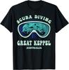 Scuba Diving, Great Keppel Australia Underwater Divers Mask T-Shirt