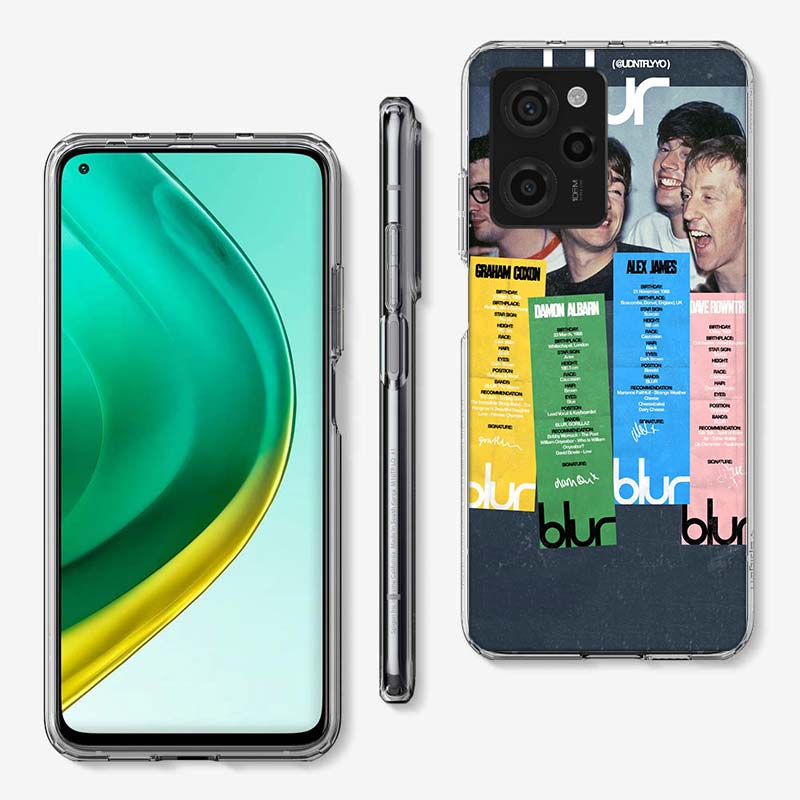 Чехол для телефона Blur Band Cover для Xiaomi Poco M8 M7 M6 M4 M3 X7 X6 X4 Pro F7 Ultra M5S Mi 14 14T 15 15T 12T 10T Pro 12S 12 11 Lite