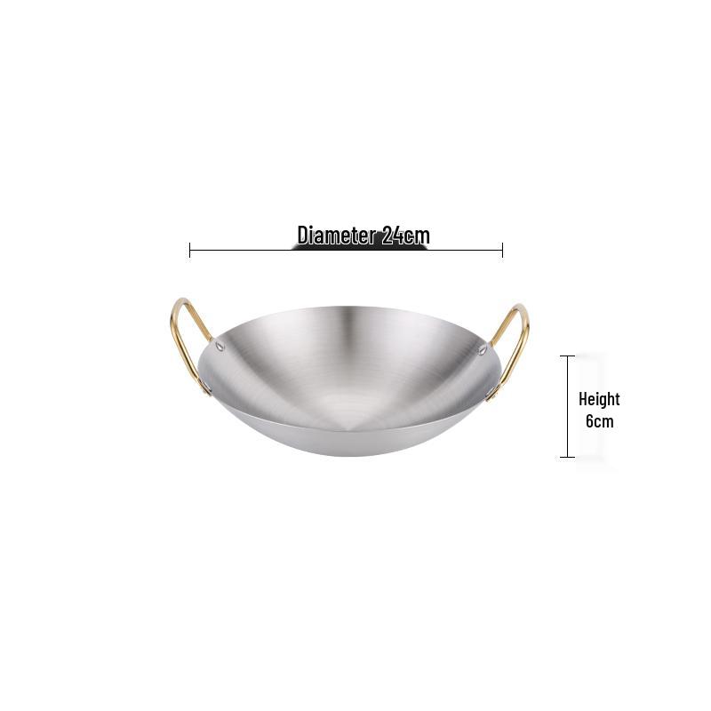 Thickened Stainless Steel Hot Pot with Alcohol Stove