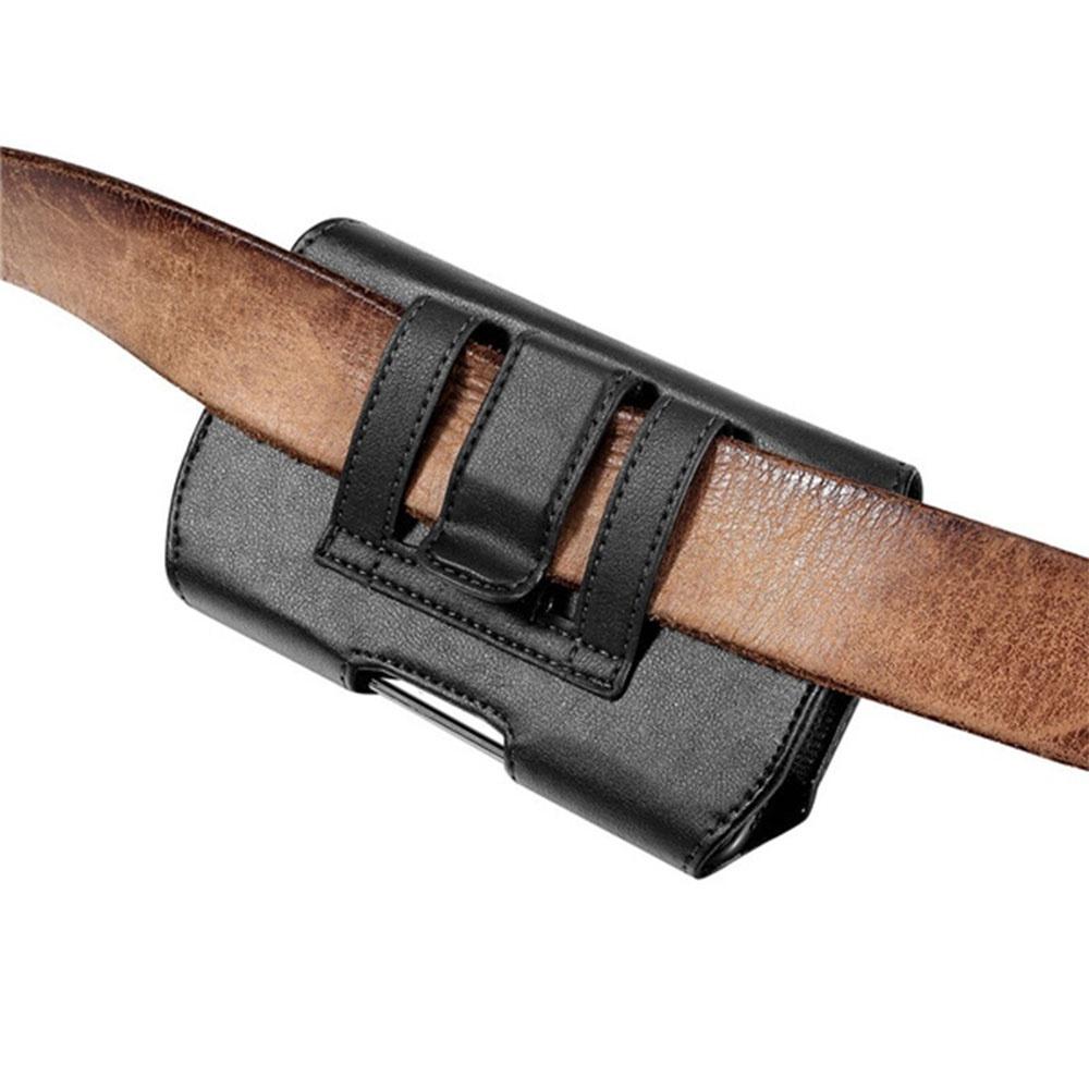 Модный кошелек для телефона, поясная сумка, кожаная сумка, кожаный чехол для ремня с зажимом для ремня и кольцом, держатель для телефона, дорожный походный чехол