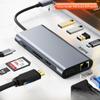 Трансграничный многопортовый USB-C хаб и док-станция-расширитель для ноутбука Gigabit