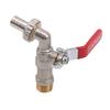 Basin 1/2 Inch Lever Garden Water Taps Tap Connectors 1Pc Home Turn Off/ On Brass Faucet