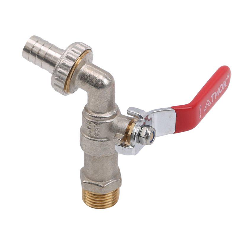 Basin 1/2 Inch Lever Garden Water Taps Tap Connectors 1Pc Home Turn Off/ On Brass Faucet