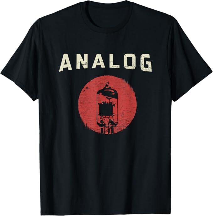 Vacuum tube amp analog vintage retro 80's 90's t shirt T-Shirt Unisex T-Shirt