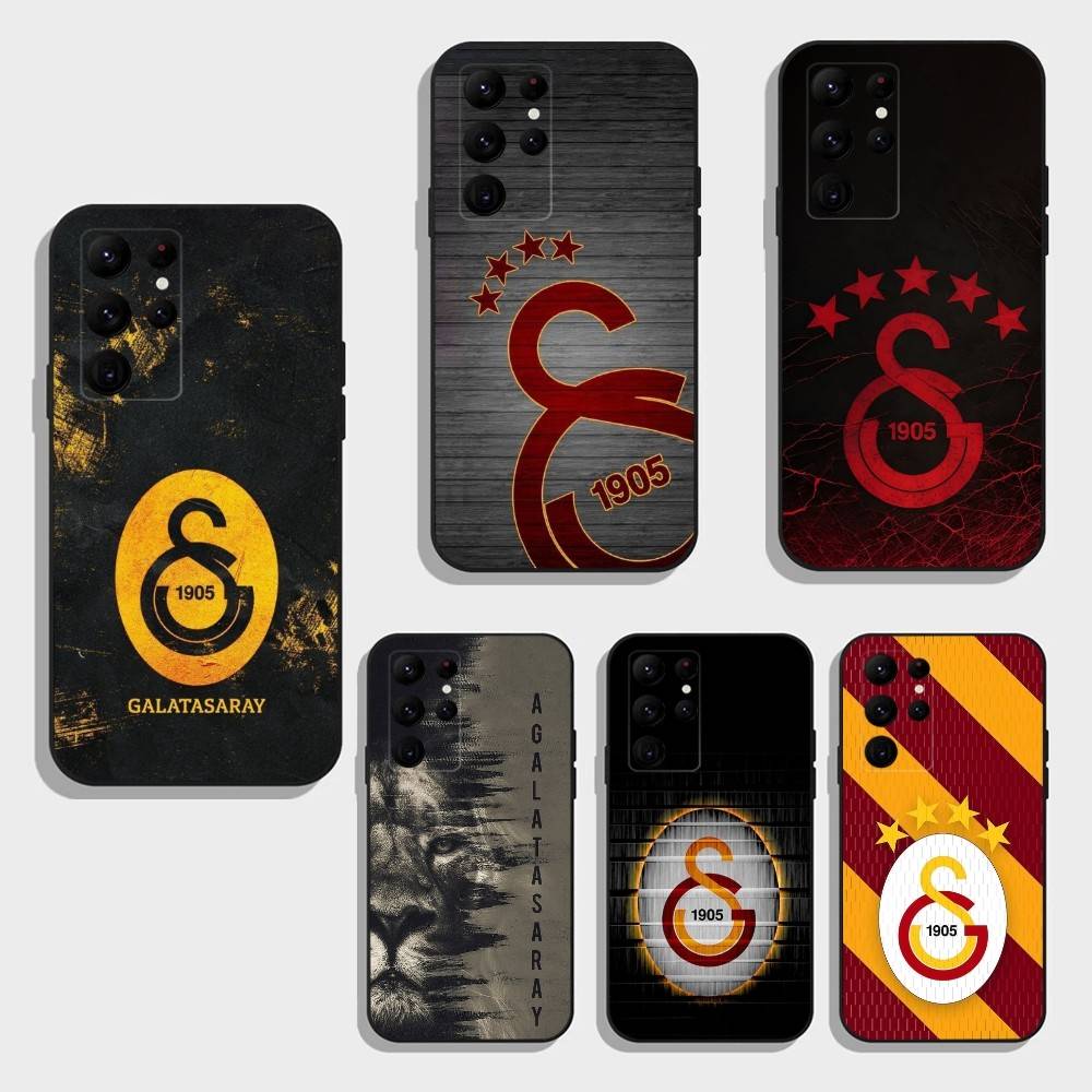 Классический чехол Galatasaray S-SK1905 для Samsung S26,S25,S24,S23,S22,S21,S20,Ultra,Plus,FE Черный мягкий чехол