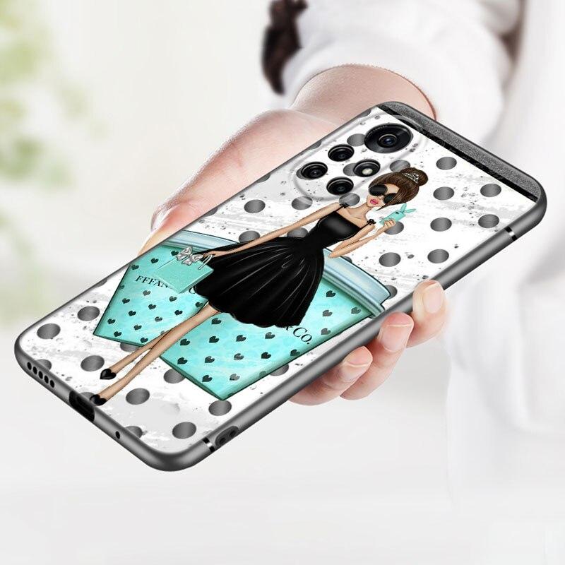 Модный стильный чехол для телефона для девочек и женщин для Huawei Honor 60 50 SE 30S Mate 30 20 10 Lite 40 Nova 9 8 Pro Y60 8i 7i 7SE 5T Premium