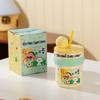 Милая кружка Crayon Shin Chan  Керамическая кружка высокого уровня внешнего вида для девочек  Офисная чашка для кофе, молока  Подарок на день рождения