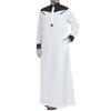 Cool and Handsome Menswear Men's Saudi Arabic Long Sleeve Robe Ramadan Muslim Dress Middle  Islamic Clothing