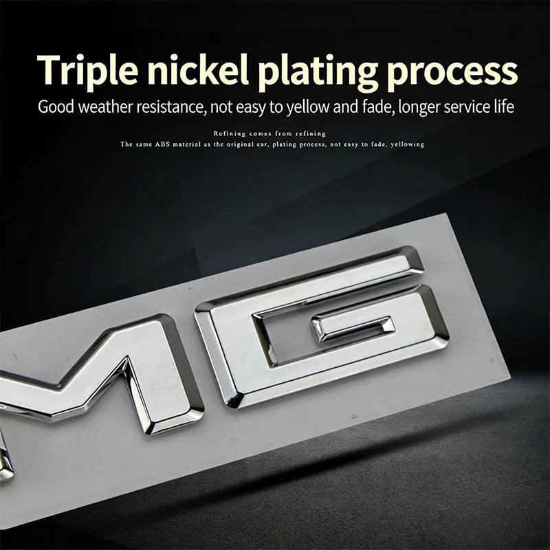 1Pcs 3D Metal Stickers NJRJ5 Car Body Trunk Decal For Mercedes Benz AMG W203 W205 W206 W211 W220 W212 W201 W210 W108 W168 W176 W124