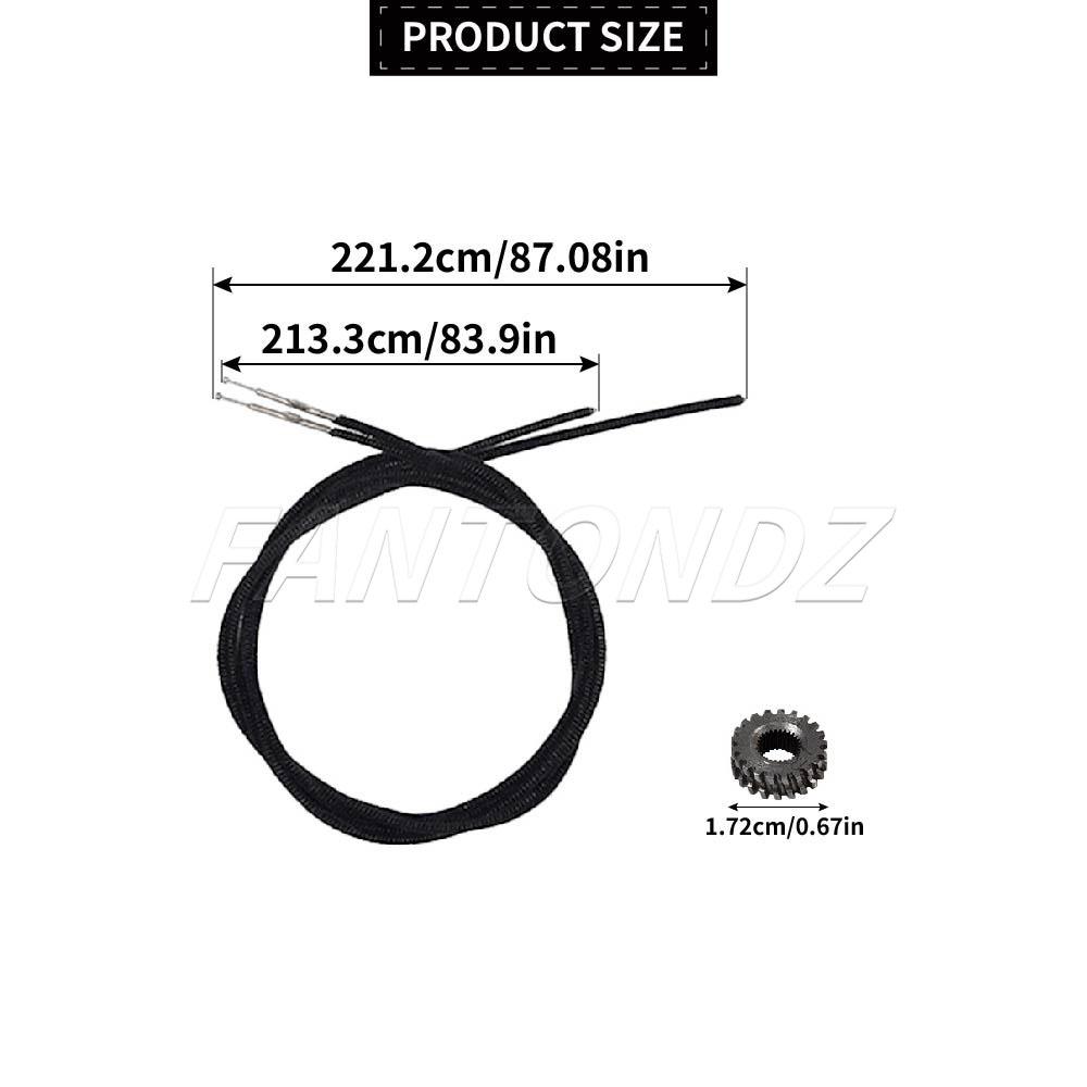 8484C4 Car Accessories Sunroof Cable Repair Kit For Citroen C3 Pluriel Sports Convertible Sunroof Cable With Gear 8401Z0
