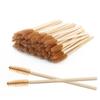 50pcs Bamboo Handle Eyelash Brush Makeup Brush Eyelash Extension Supplies Applicators Eye Lash Curling Comb Makeup Tools