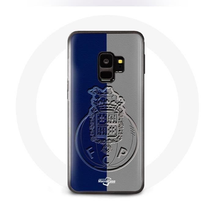 Coque - fcp - Samsung Galaxy S9 - Souple - Bleu et gris - Protection et décoration