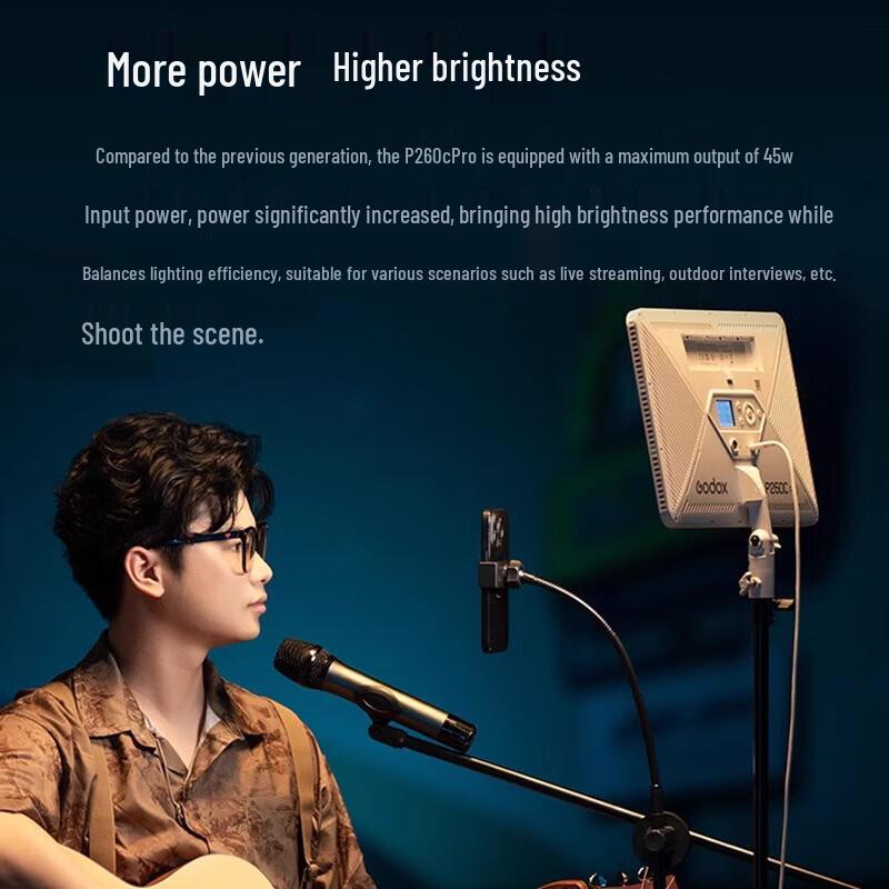 Godox P260C PRO Двухцветный светодиодный видеосвет