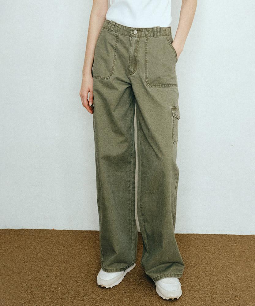 AAU Washed Cargo Pants_Khaki