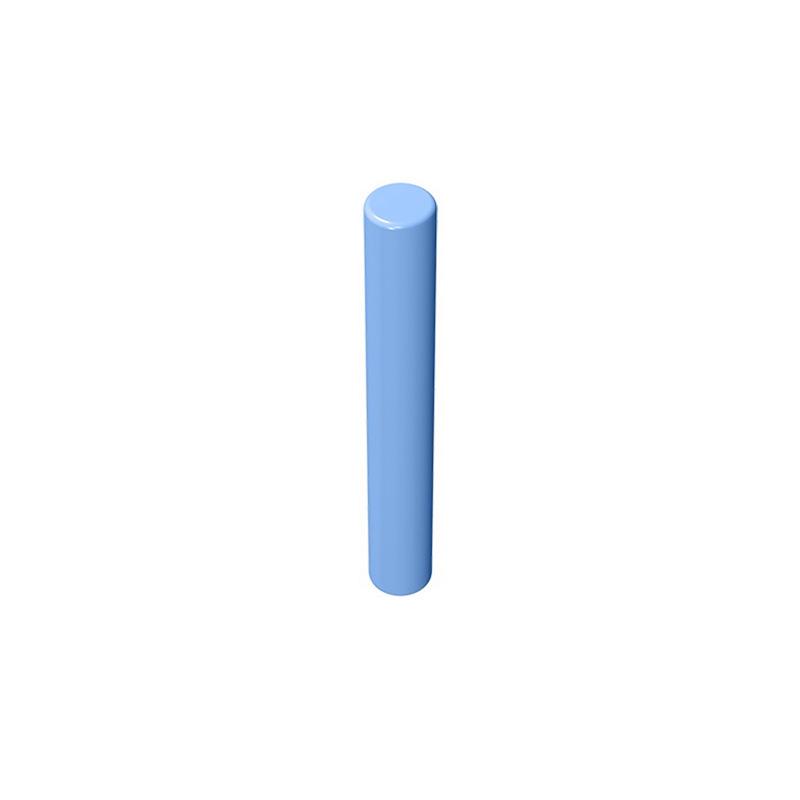 BRICKE 1x3 Round Bar Building Blocks (23.8 Length) - Compatible with Lego Models 87994, 17715, 19385 DIY.