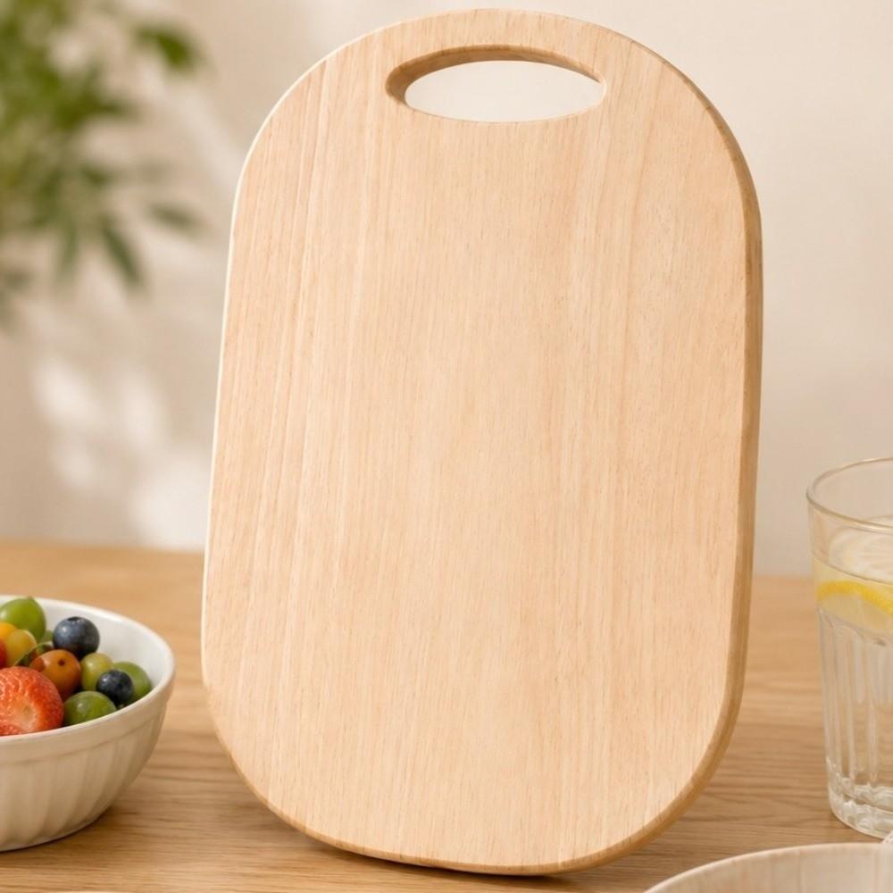 Thickened Wooden Cutting Board Solid Wood Bread Cutting Board Food Board Cheese Board Kitchen