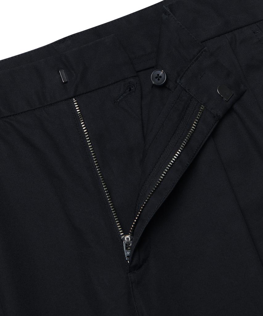 MUSINSA STANDARD Semi-Balloon Belted Chino Pants [Black]