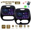 Для Renault Captur Clio 2011-2018 с кнопкой Android автомобильный радиоприемник мультимедийный плеер навигация стерео GPS 2 Din Carplay 2 + 32 ГБ