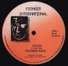 12inch Record FRANKIE PAUL - Fiona PI49 Pioneer Interna UK Reggae, Ska & Dub Used
