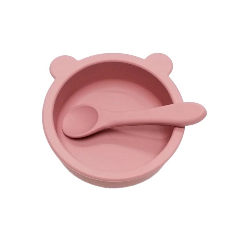 Waterproof Silicone Suction Bowls Flexible Feeding Bowl Set Feeding Tableware Learning To Eat