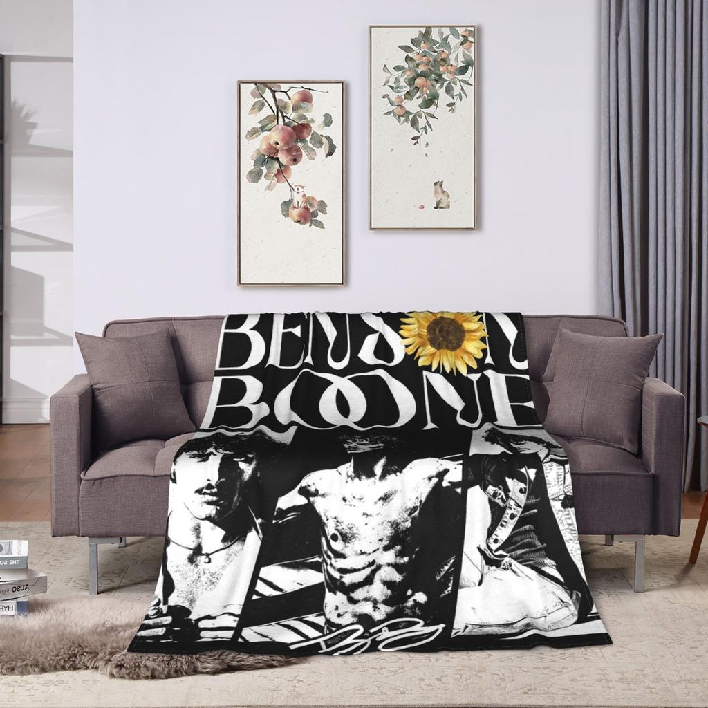 Benson Boones Warm Blanket Kids Plush Throw Blanket Funny Living Room Flannel Bedspread Sofa Bed Cover