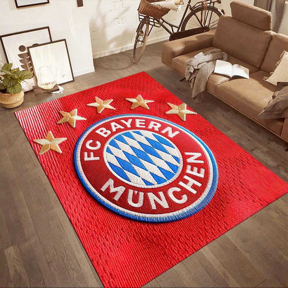 Bayern Munich Area Rug Suitable for Foyer Playrooms Game Room Balcony Anti-slip Rug Office home decor Perfect Gift for Valentine's Wedding Birthday
