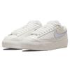 Nike Blazer Low Platform Faux Sherpa Fur Women Sneakers White Sail Metallic-Silver DO8993-100