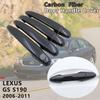 Для Lexus GS S190 2006 2007 2008 2009 2010 2011 Накладка на ручку двери из углеродного волокна, отделка, защелка, колпачок на ручку, наклейки для стайлинга, аксессуары