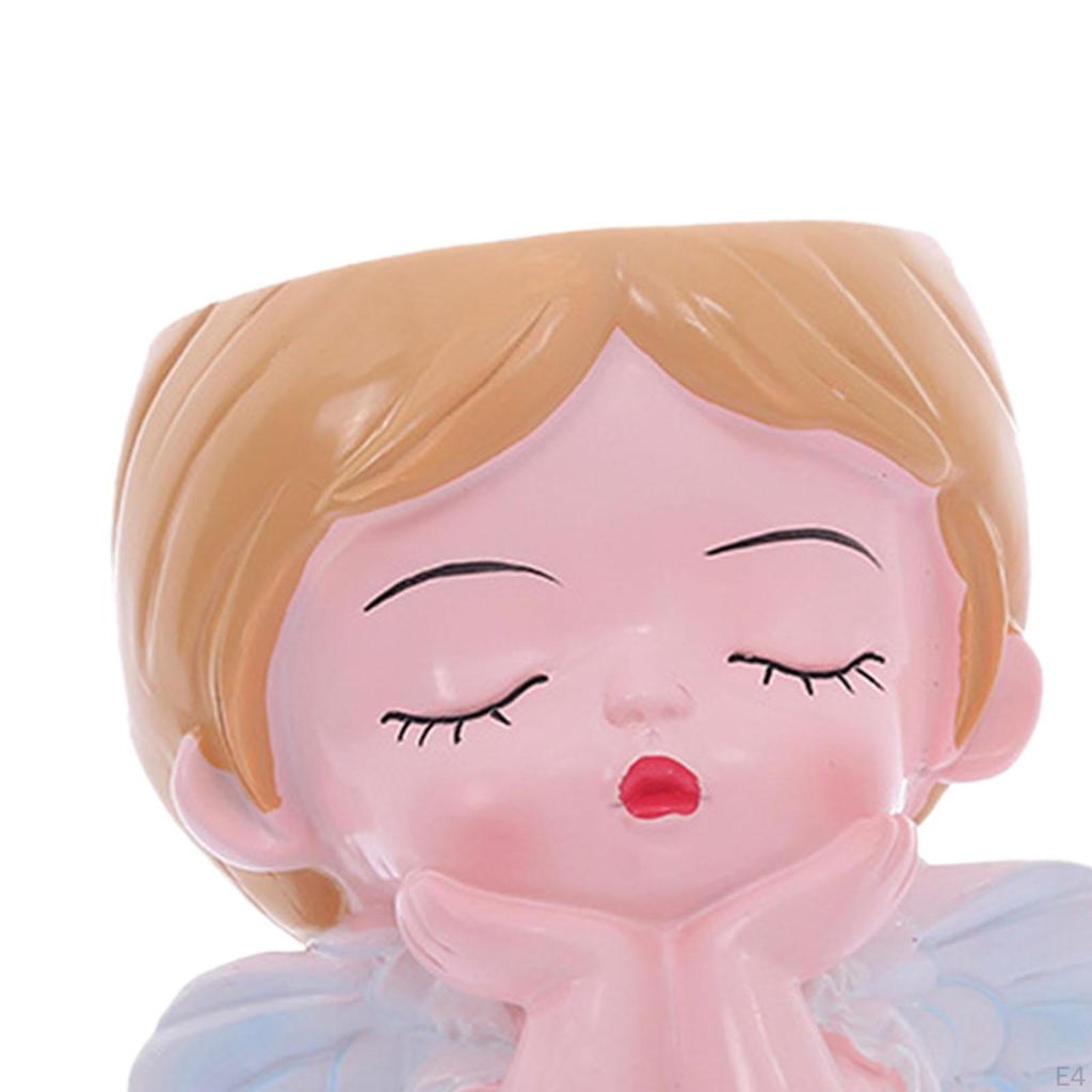 Ангельский держатель цветочного горшка для стильного домашнего декора