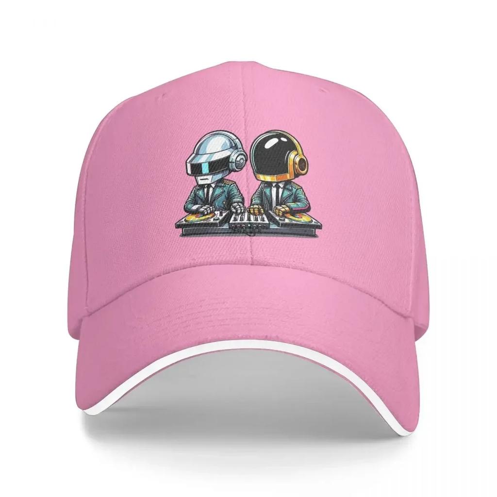 Daft Punk Hat Unisex HipHop Hats Sun Hat Golf Hats Breathable Snapback Caps Baseball Cap Summer