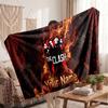 The Cure Flannel Blanket, Custom Name Text Personalized Soft Throw Blanket Home Decor Gift