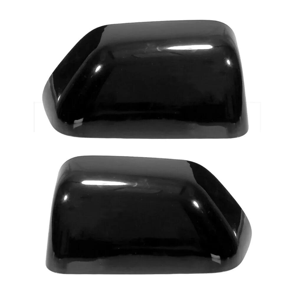 For Ford Super Duty F150 F250 F350 F450 F550 2017-2025 Car Sticker Rearview Side Mirror Cover Wing Cap Exterior Case Trim Black