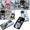 Cover Lovely Husky Dog Funny for Motorola Moto G04 G13 G14 G22 G23 G20 G32 G34 G35 G64 G82 G84 G53 G60 G72 E14 E15 E13 Case