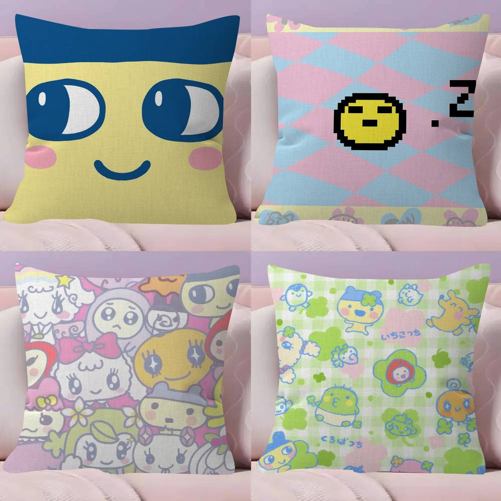 Pillow Gifts Home Office Furnishings Bedroom Sofa Car Cushion Cover case 45x45cm Classic toy brand Tamagotchi Cushion