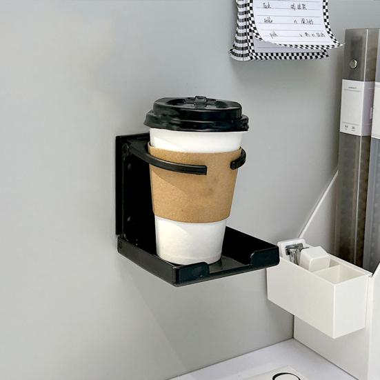 Складной держатель для стакана, прочный, без сверления, против проливания, для напитков, банка для воды