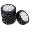 Remote Control Off-Road Car Tires 71*26mm 4pcs Replacement for TAMIYA TT02 XV01 HSP 94123 HPI