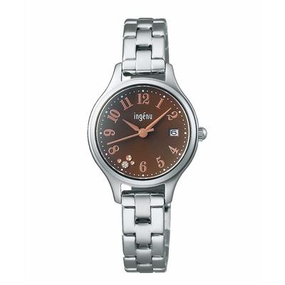 Часы Happy Seven Sapphire Quartz AHJK465 Brown [Seiko Watch] Angène Women's