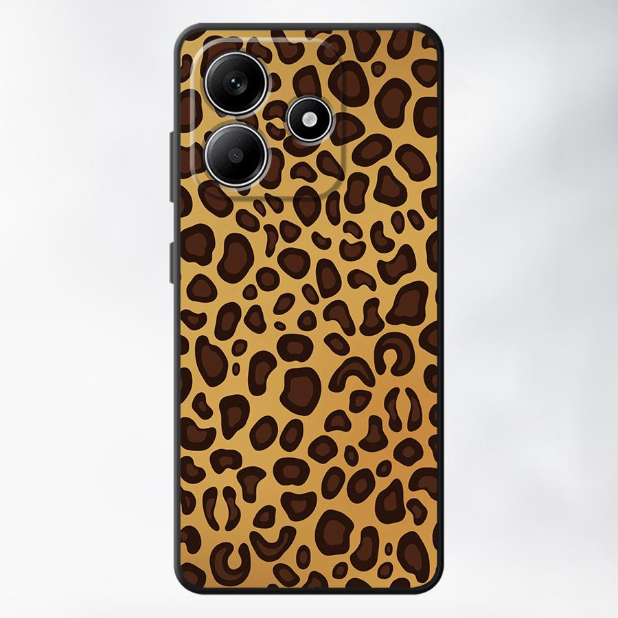 Ретро Чехол для телефона с леопардовым принтом для Xiaomi Redmi Note 14 13 Pro Plus 10 11S 14C A3 A1 A2 K80 K40 12 11 Pro A5 A4 12C 13C