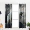Полярный Медведь Риф Темные Облака Домашний Декор Оконные Шторы Спальня Кухня Шторы Панельные Шторы для Гостиной