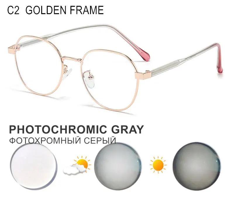 Prescription Myopia Glasses Sphere Custom -0.5 To -10 Men Women Photochromic Or Blue Light Blocking Lenses Cylinder Custom F613