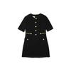 Gucci Платье с коротким рукавом Женское Черное 693034-XJD8U-1000