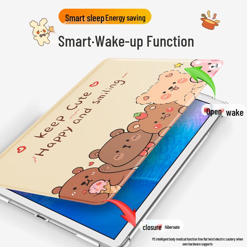 Мультяшный ударопрочный ТПУ чехол QBOSS для серии Huawei MatePad
