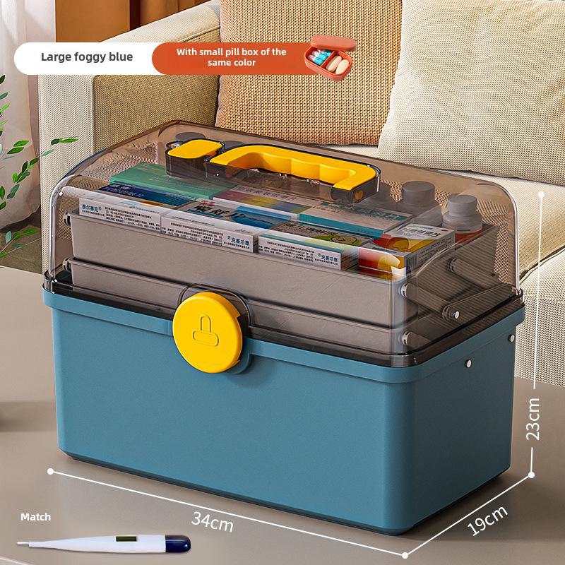 Набор многослойных коробок для хранения лекарств большой емкости