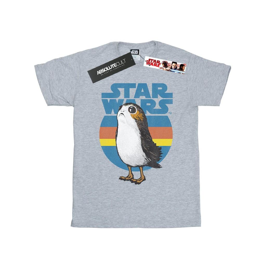 Star Wars Womens/Ladies The Last Jedi Porg Cotton Boyfriend T-Shirt