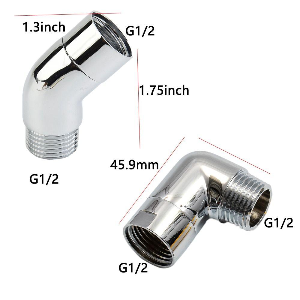Angle Change Shower Elbow Adapter G1/2 Elbow Joint Bathroom Sprinkler Nozzle Accessories